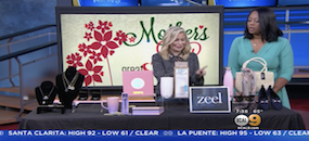 Zeel Massage On Demand in CBS LA/KCAL 9, Go-To-Girlfriend Shows Us Some Great Mother