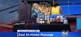 Zeel Massage On Demand in KCAL9, The Go-To Girlfriend