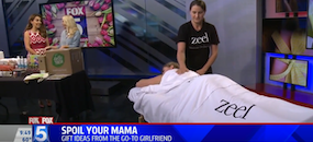 Zeel Massage On Demand in Fox 5 San Diego, Fox 5 San Diego – Mother