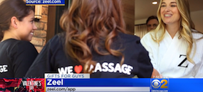 Zeel Massage On Demand in CBS Chicago, Valentine’s Day Gifts For Guys